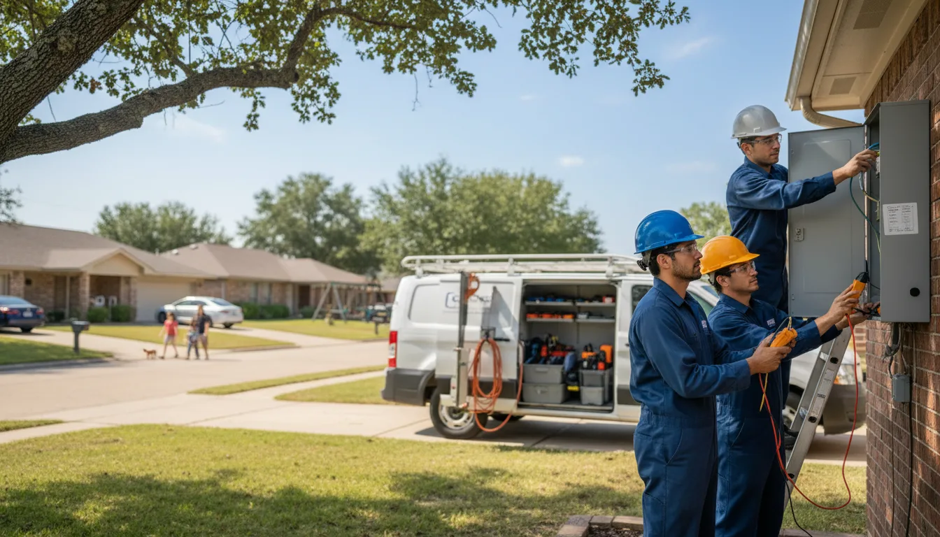 Certified electrician providing emergency electrical services in Gamaliel, KY